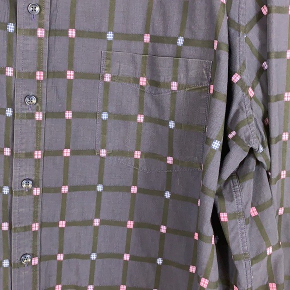 Tasso Elba navy blue long sleeved shirt size 3XLT - Picture 7 of 8